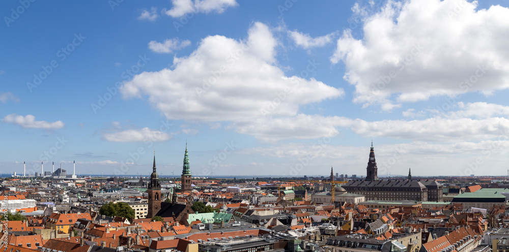 Copenhagen panoramic view