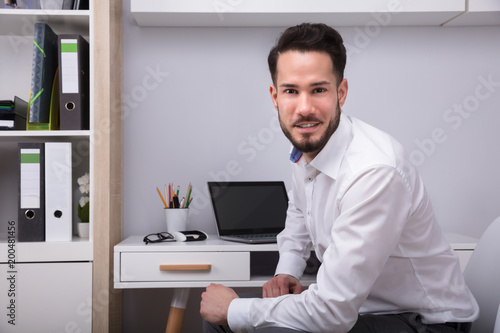 Wallpaper Mural Portrait Of A Young Businessman Torontodigital.ca