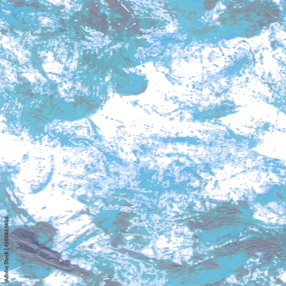 blue cold seamless pattern