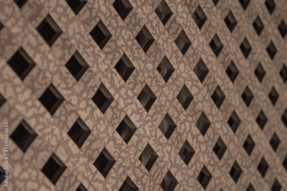 The wooden lattice, shutters. The wooden lattice, shutters.