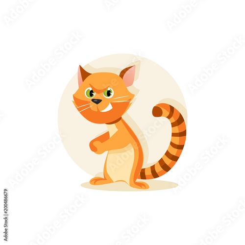 Harmful cat vector