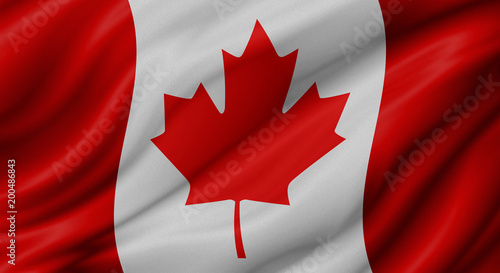 Canada flag background