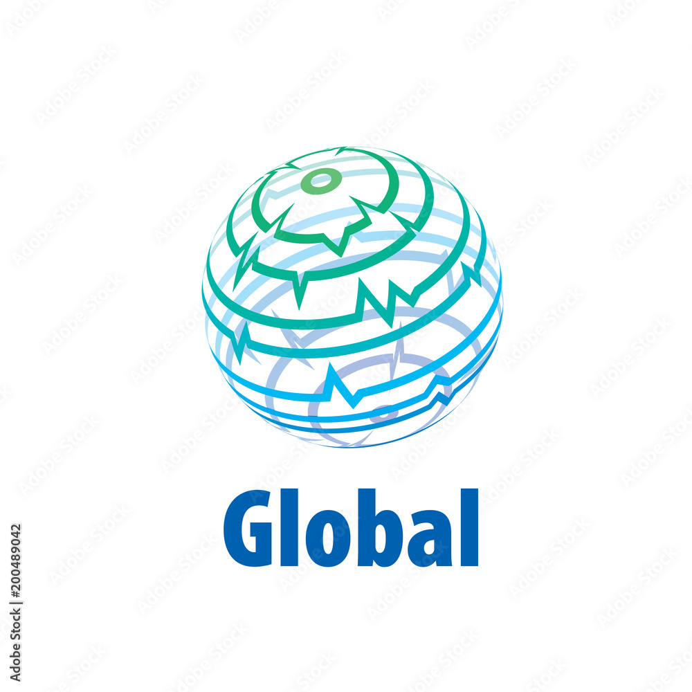 vector logo globe vector logo globe