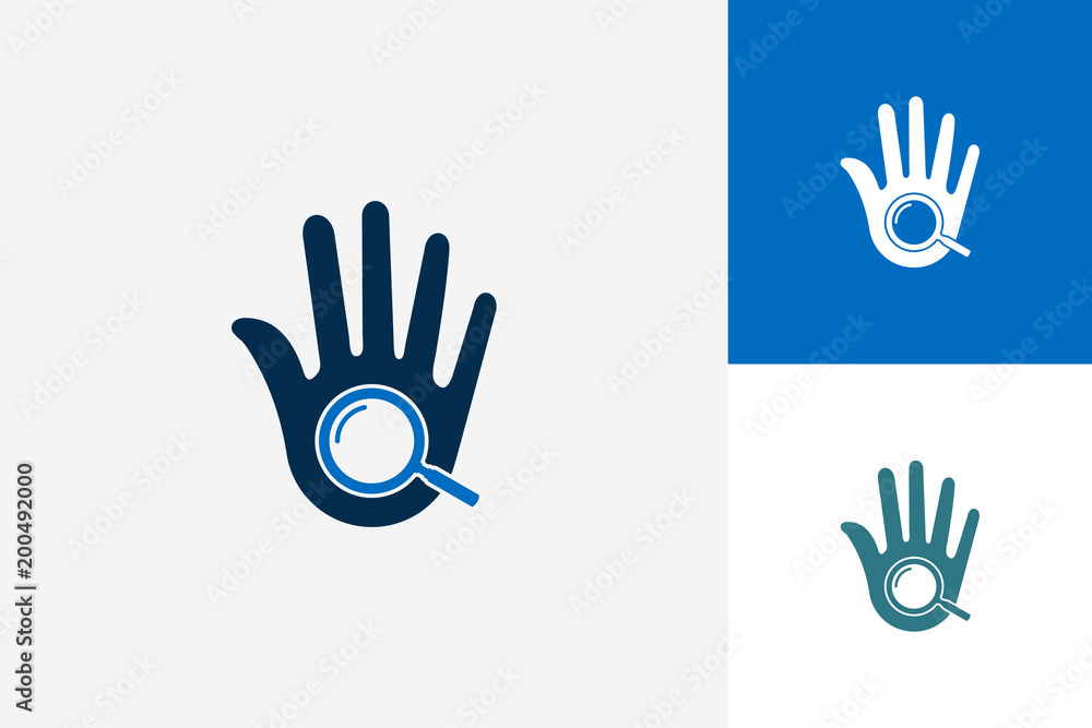 High Five Hand Search Logo Template Design Vector, Emblem, Design Concept, Creative Symbol, Icon High Five Hand Search Logo Template Design Vector, Emblem, Design Concept, Creative Symbol, Icon