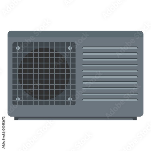 Electric conditioner icon. Flat illustration of electric conditioner vector icon for web