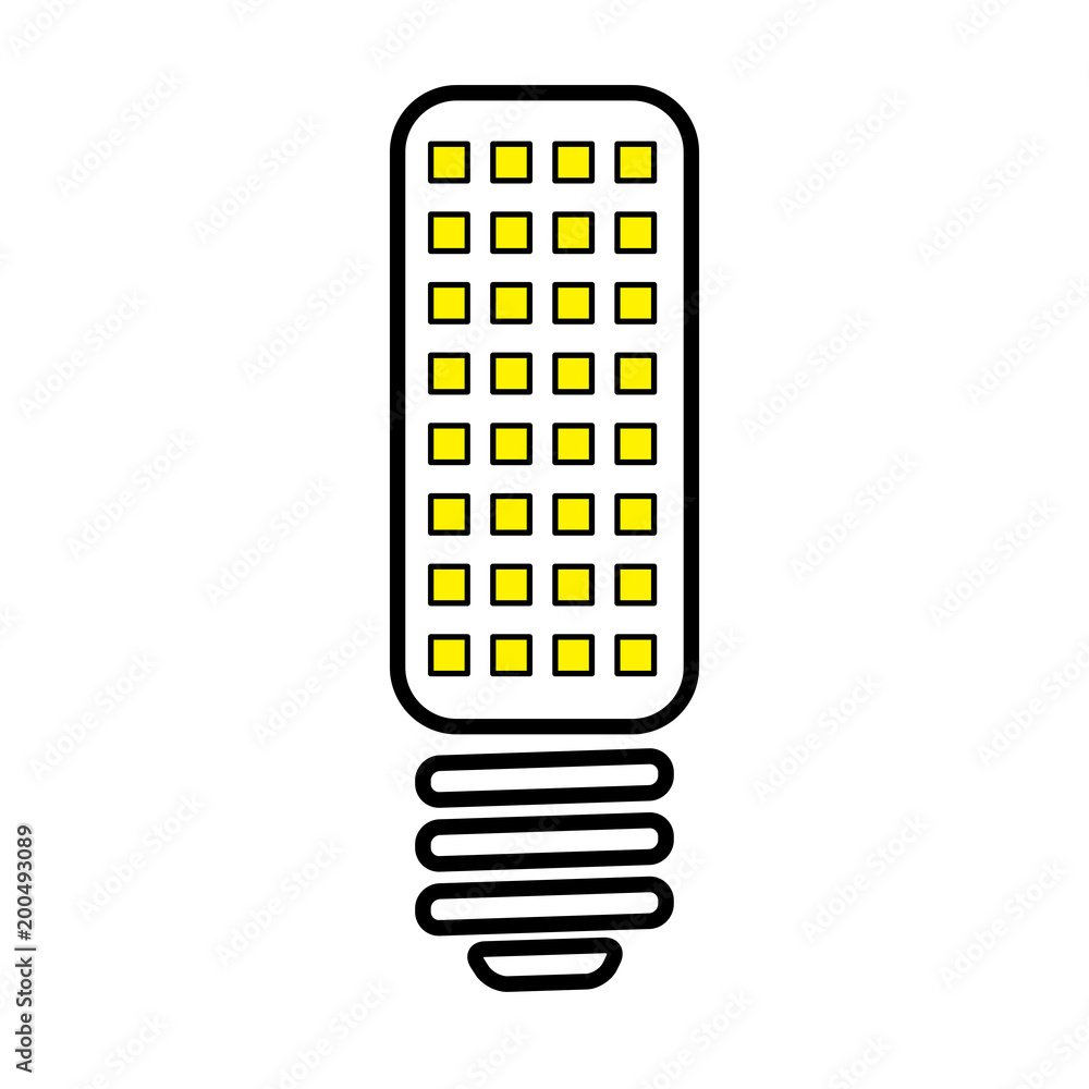 Electric Light Bulb Lamp. Symbol of bright idea. Linear vector illustration with editable line Electric Light Bulb Lamp. Symbol of bright idea. Linear vector illustration with editable line