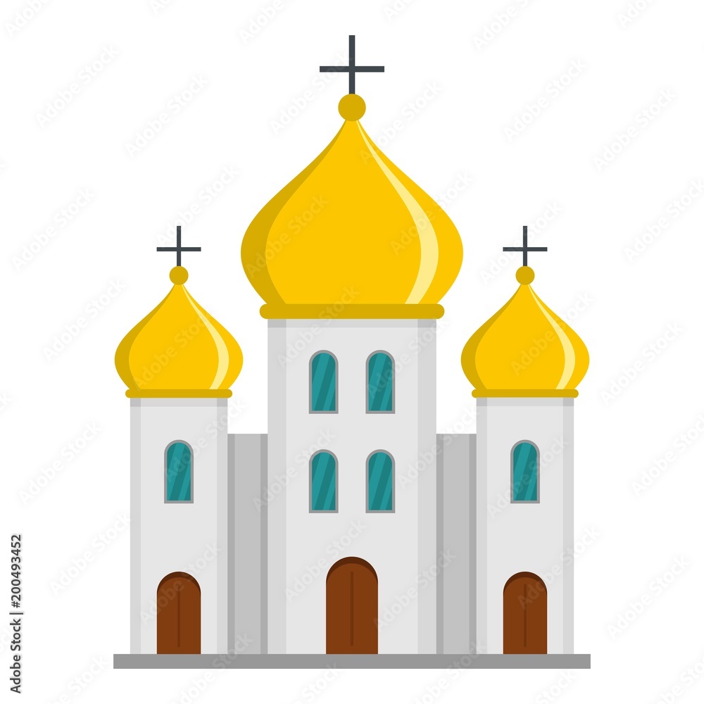 Church icon. Flat illustration of church vector icon for web Church icon. Flat illustration of church vector icon for web