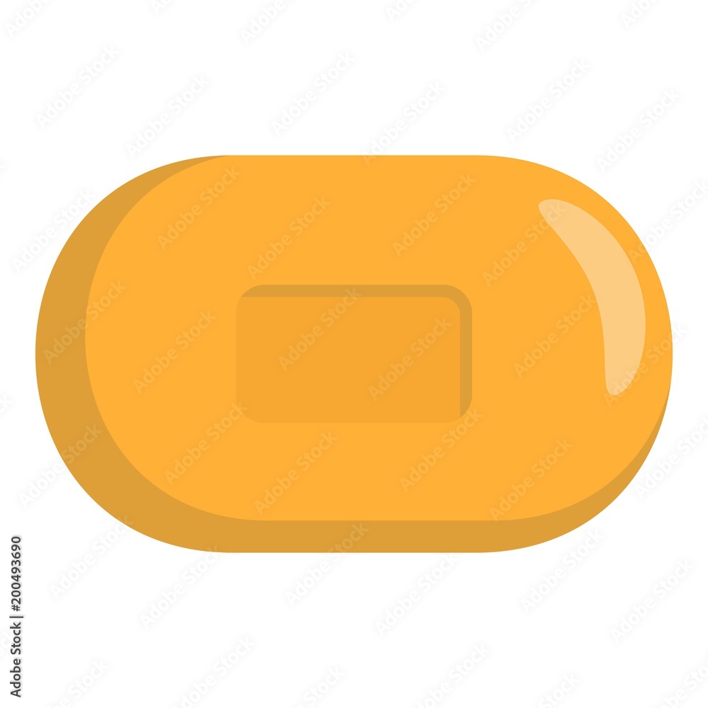 Soap icon. Flat illustration of soap vector icon for web