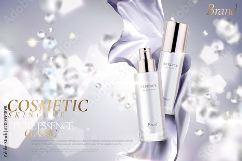 Cosmetic essence ads