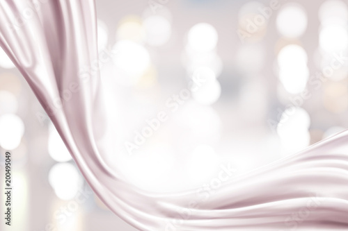 Pink pearl satin