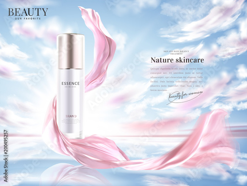 Cosmetic product ads