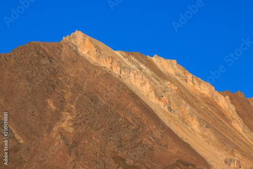 alba nella conca del Lauson, presso il rifugio Vittorio Sella - parco nazionale del Gran Paradiso