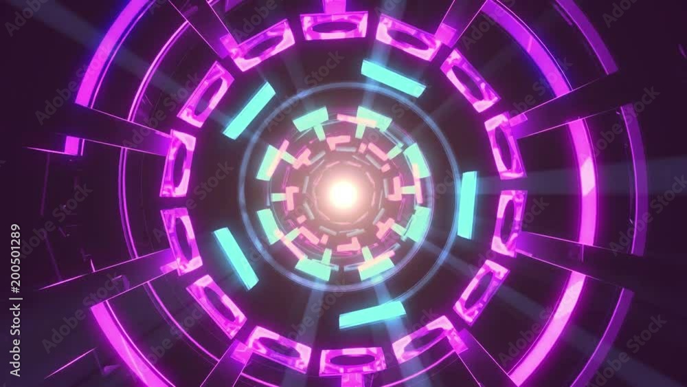 Flight in out through block neon lights abstract cyber tunnel motion graphics animation background loop new quality retro futuristic vintage style cool nice beautiful video footage Flight in out through block neon lights abstract cyber tunnel motion graphics animation background loop new quality retro futuristic vintage style cool nice beautiful video footage