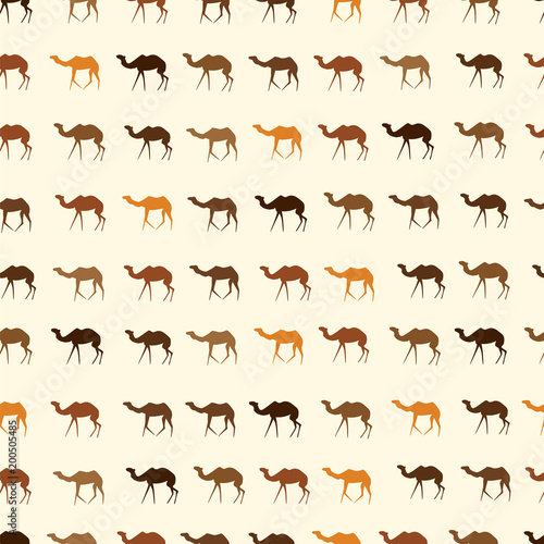 camels. seamless pattern