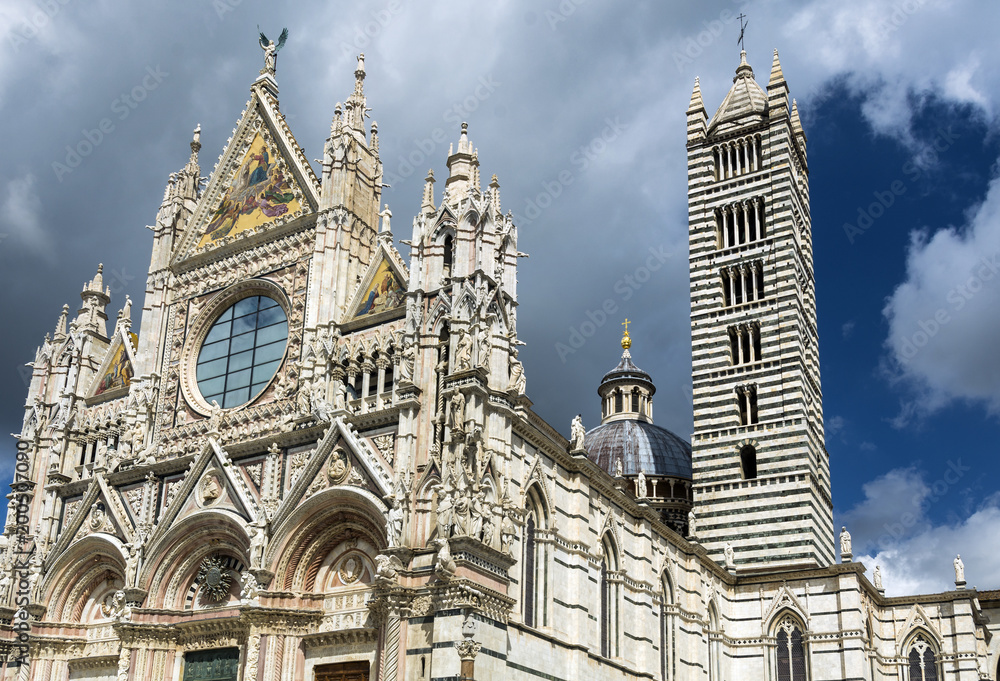 Siena cathedral dedicated to the Assumption of Mary

