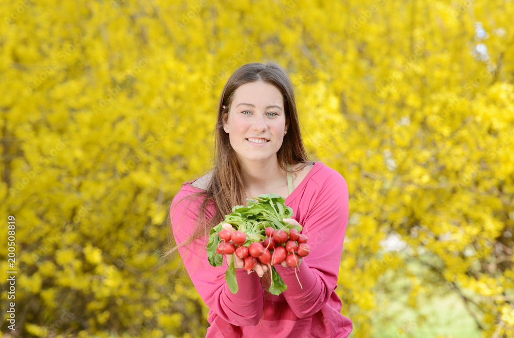 Beautiful attractive young woman holding healthy detox vegetable. Healthy lifestyle concept. Beautiful attractive young woman holding healthy detox vegetable. Healthy lifestyle concept.