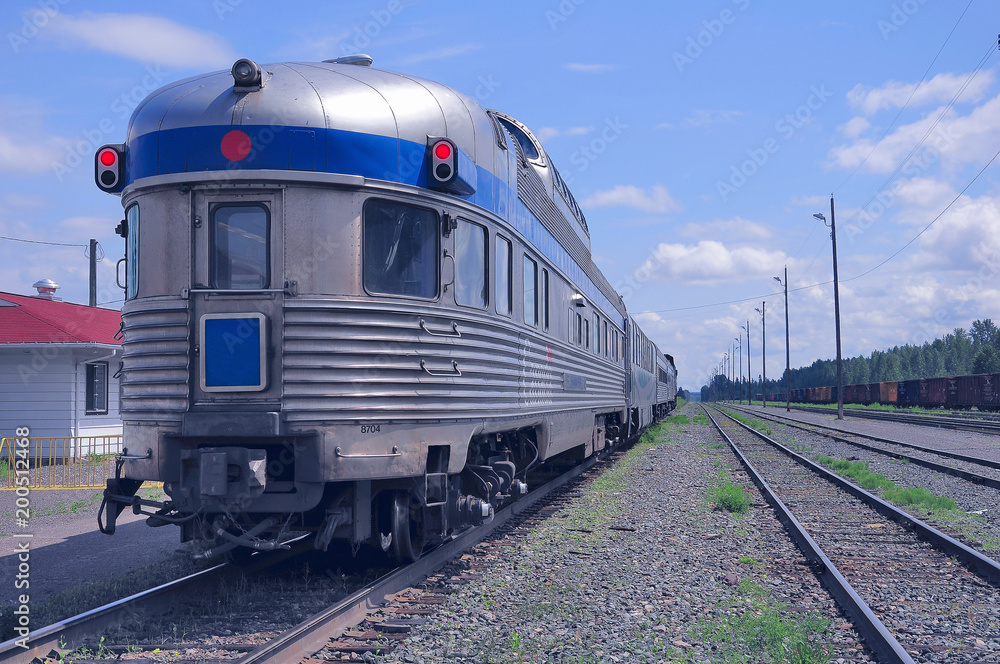 Passenger train from Prince Rupert to Prince George. Passenger train from Prince Rupert to Prince George.