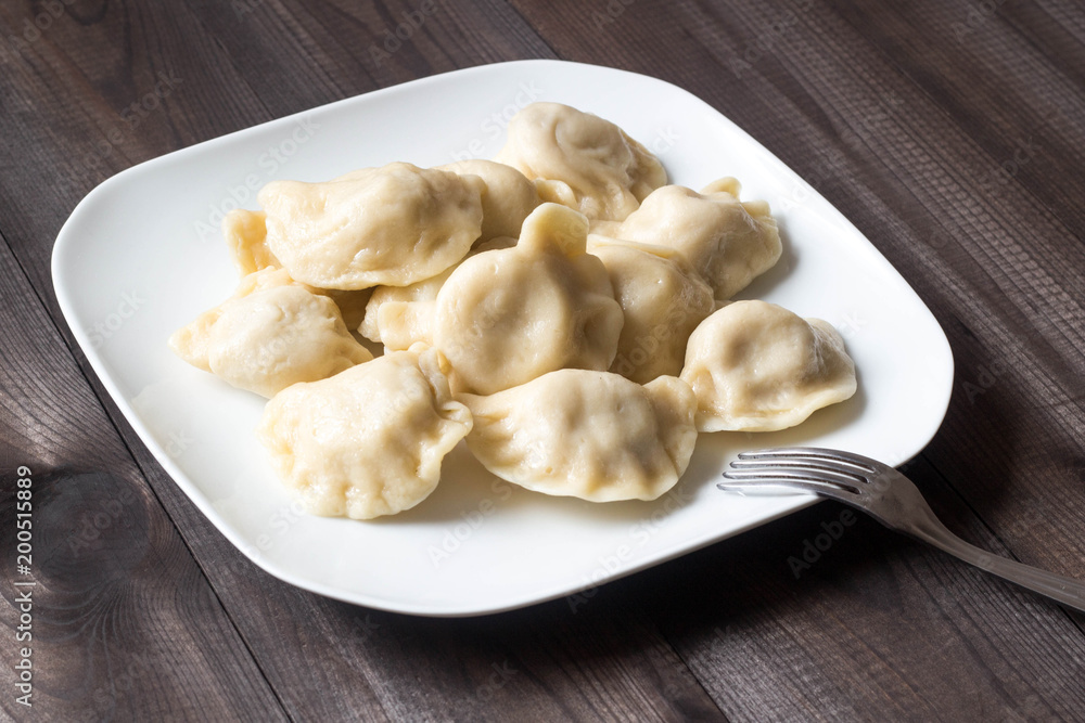 traditional polish dumplings, called 