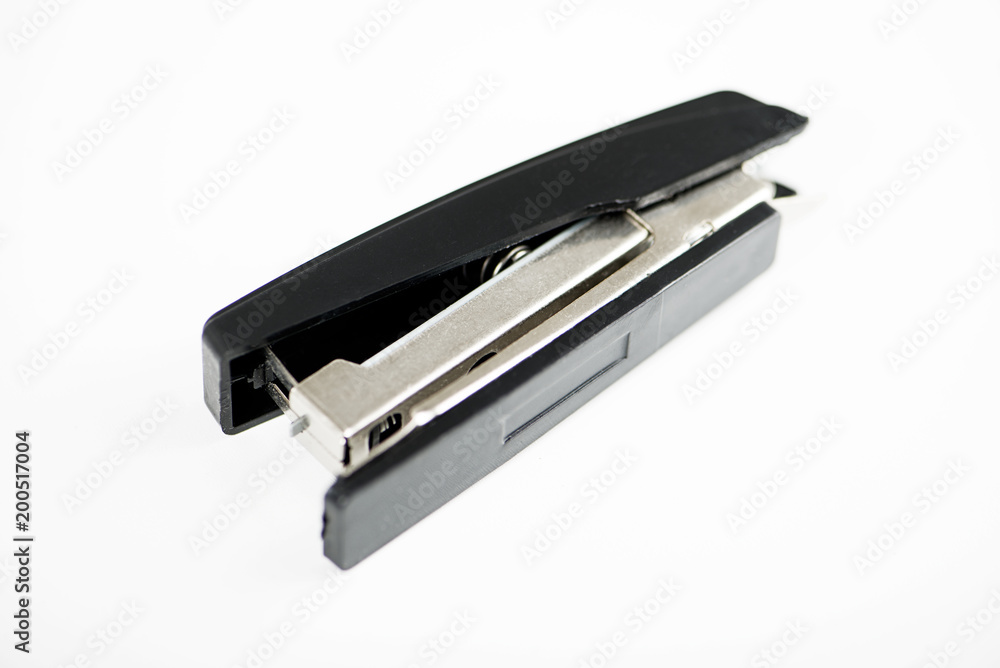Stapler on white background. Workplace. Stapler on white background. Workplace.