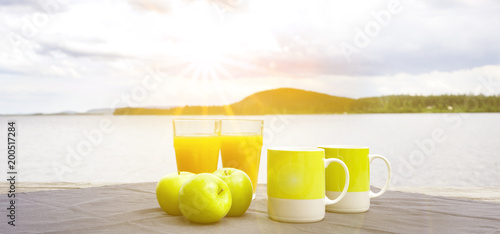 Frühstück am See