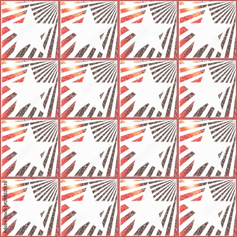 Seamless decorative Pattern with a stars Seamless decorative Pattern with a stars