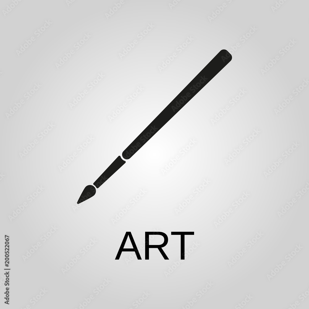 Art icon. Art symbol. Flat design. Stock - Vector illustration Art icon. Art symbol. Flat design. Stock - Vector illustration