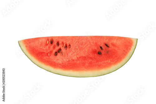 water melon slice isolated on white background