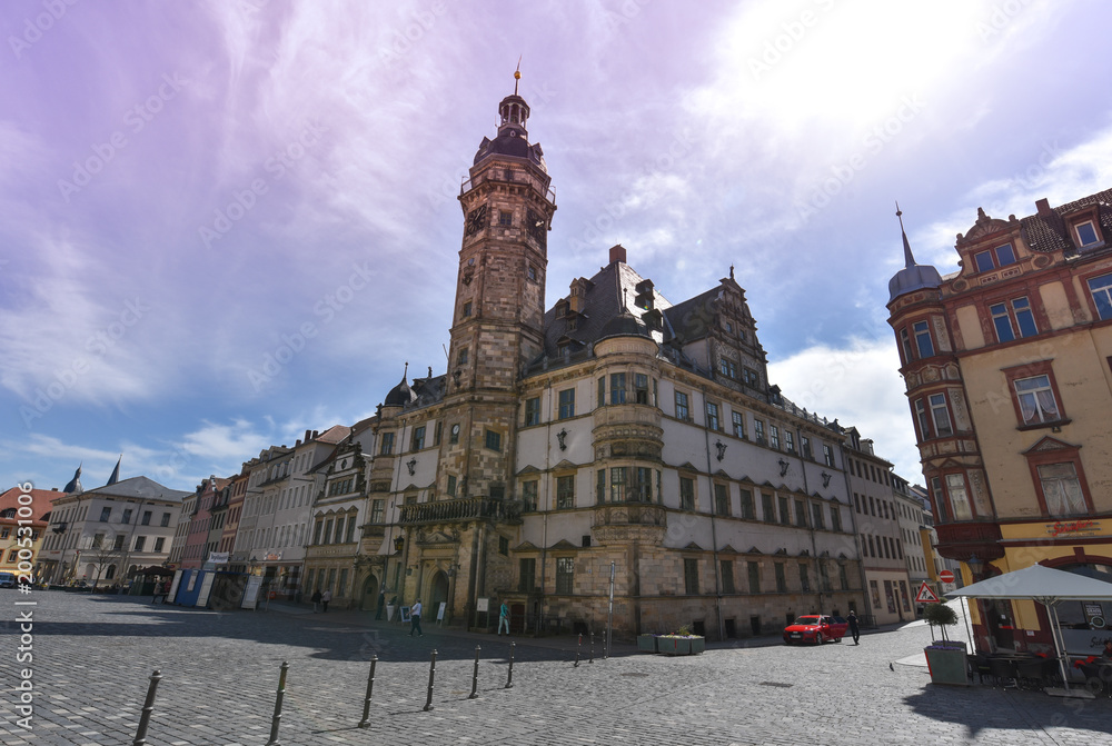 the old town hall in Altenburg, Germany
