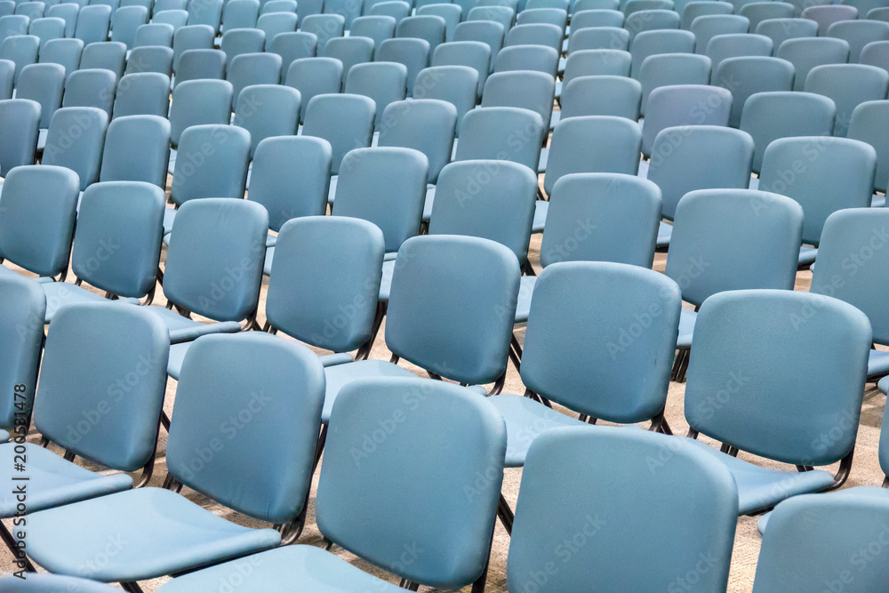 Naklejka premium Conference chair pattern background