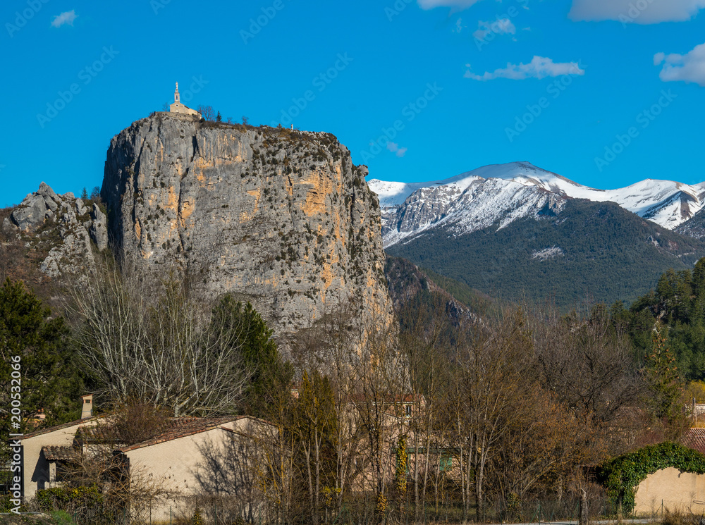 Fototapeta premium Chapelle Notre Dame du Roc Castellane