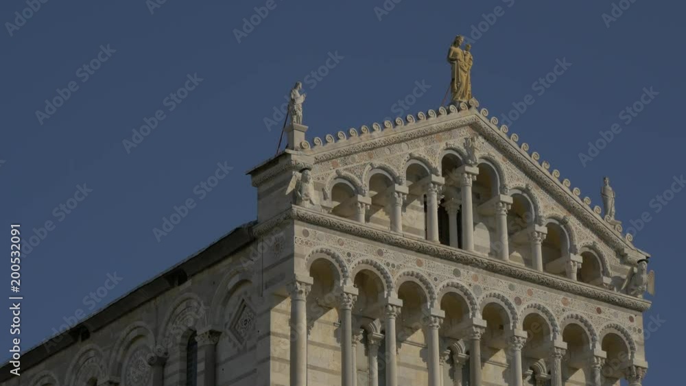 The top of the Cathedral of Pisa The top of the Cathedral of Pisa