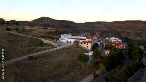 Drone en Alcaraz, pueblo de España en la provincia de Albacete, dentro de la comunidad autónoma de Castilla La Mancha photo