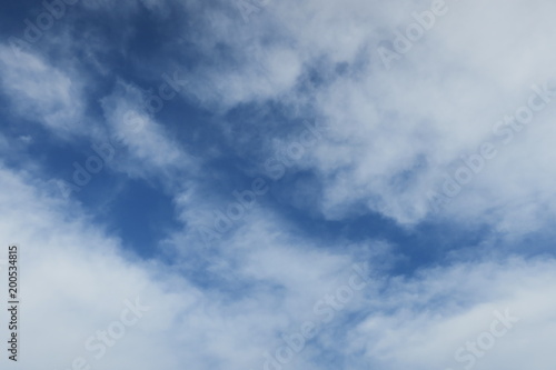 Fototapeta Naklejka Na Ścianę i Meble -  blue sky with white clouds