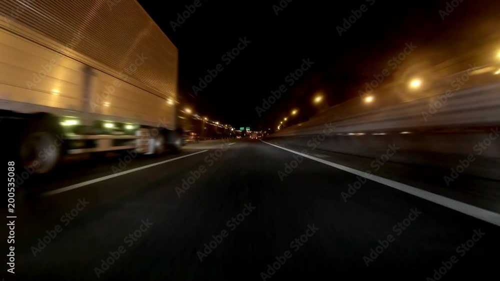 Highway Driving at night Highway Driving at night