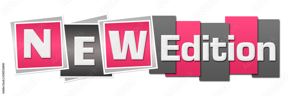 New Edition Pink Grey Stripes Squares New Edition Pink Grey Stripes Squares