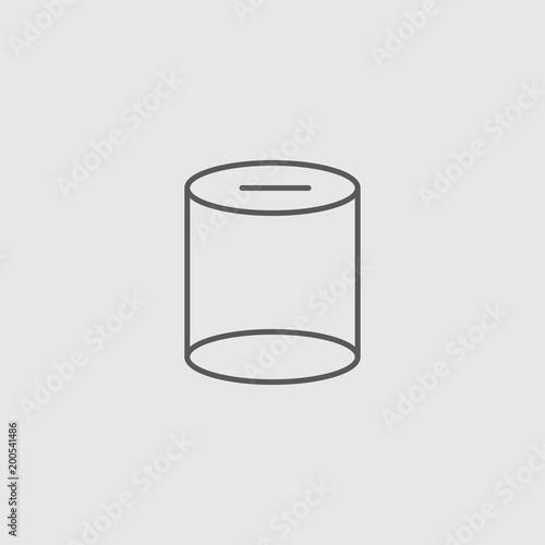 cylinder isolated on white background