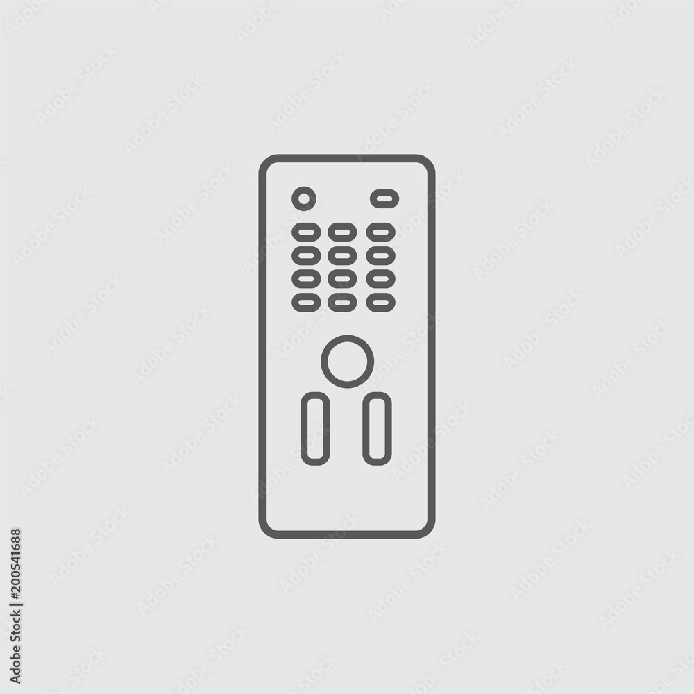 remote controller icon isolated on white background remote controller icon isolated on white background