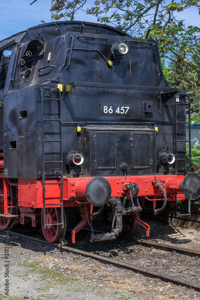 Dampflokomotive im Süddeutschen Eisenbahnmuseum in Heilbronn Dampflokomotive im Süddeutschen Eisenbahnmuseum in Heilbronn