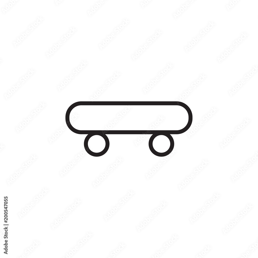 shoes wheels icon isolated on white background shoes wheels icon isolated on white background