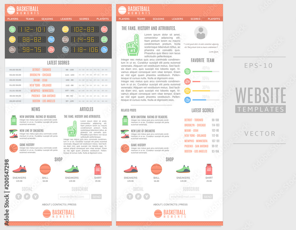 Basketball website templates. Good for sports sites. Basketball website templates. Good for sports sites.