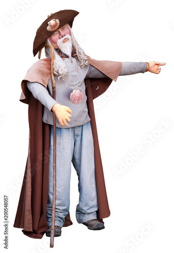 Pilgrimn puppet of the Way of St. James, Spain