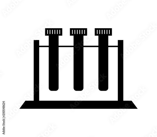 icon test tube on stand