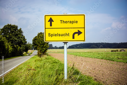 Schild 322 - Spielsucht