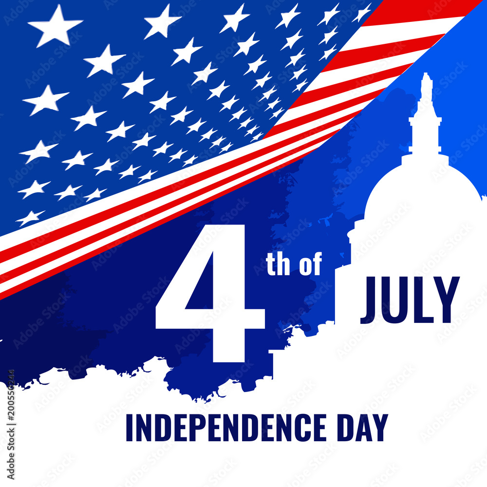  independence day card United States July 4 