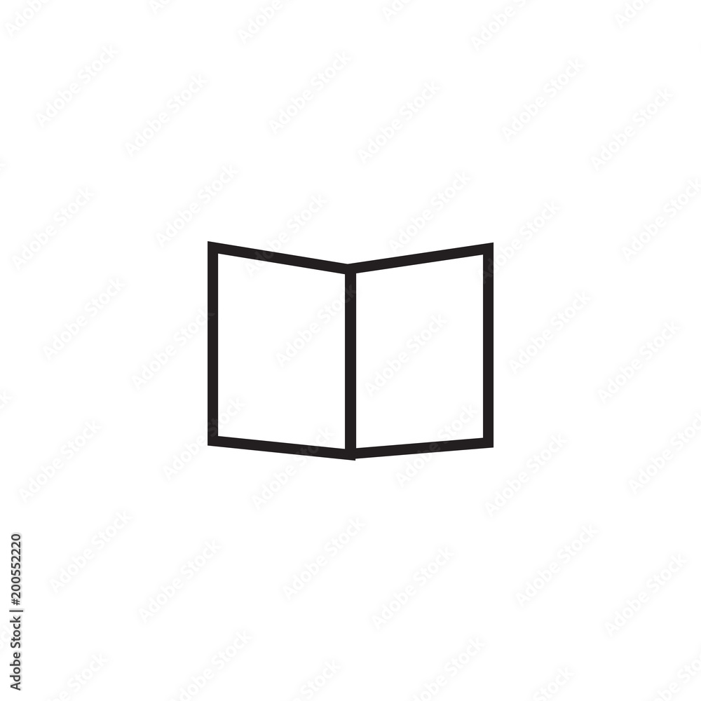 book icon isolated on white background