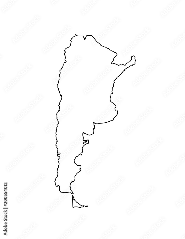 map of Argentina. Vector illustration map of Argentina. Vector illustration