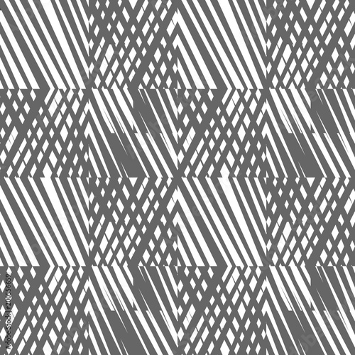 Ragged, uneven stripes. Abstract geometric, seamless pattern.Texture for fabric and wallpaper.  Vector illustration.