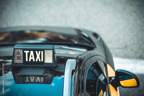 Photography Vacant taxi detail