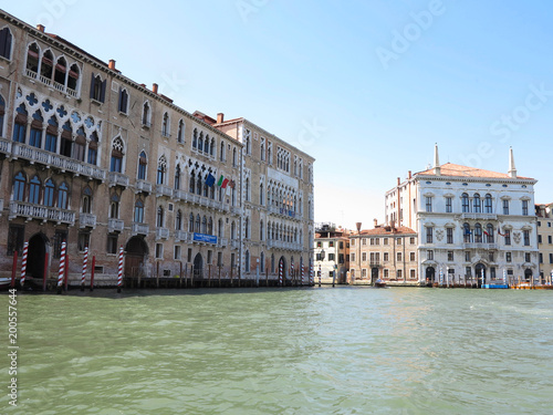 20.06.2017, Venice, Italy: View of historic buildings and canals from gondola © alexrow