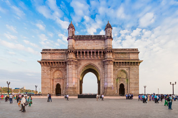 Wandcirkels India Gateway of India in Mumbai  © saiko3p